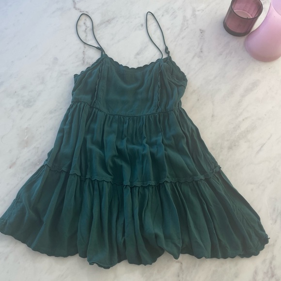 Urban Outfitters Dresses & Skirts - urban outfitters forest green babydoll dress